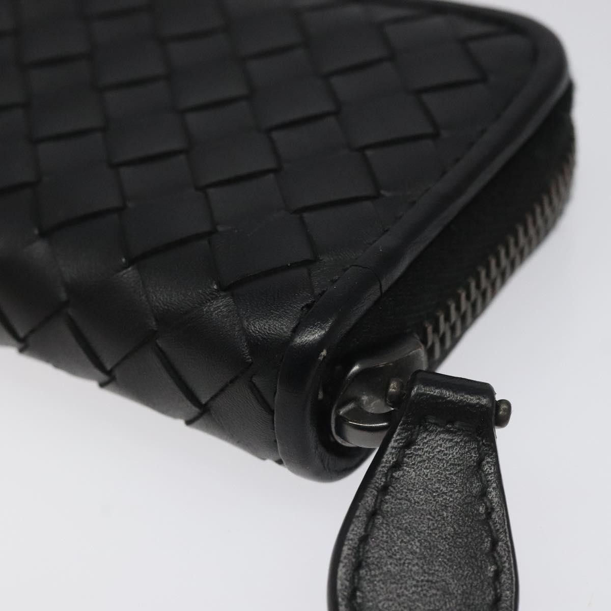 Bottega Veneta Intrecciato Black Leather Wallet (Pre-Owned) Size ONE SIZE - 9 Thumbnail