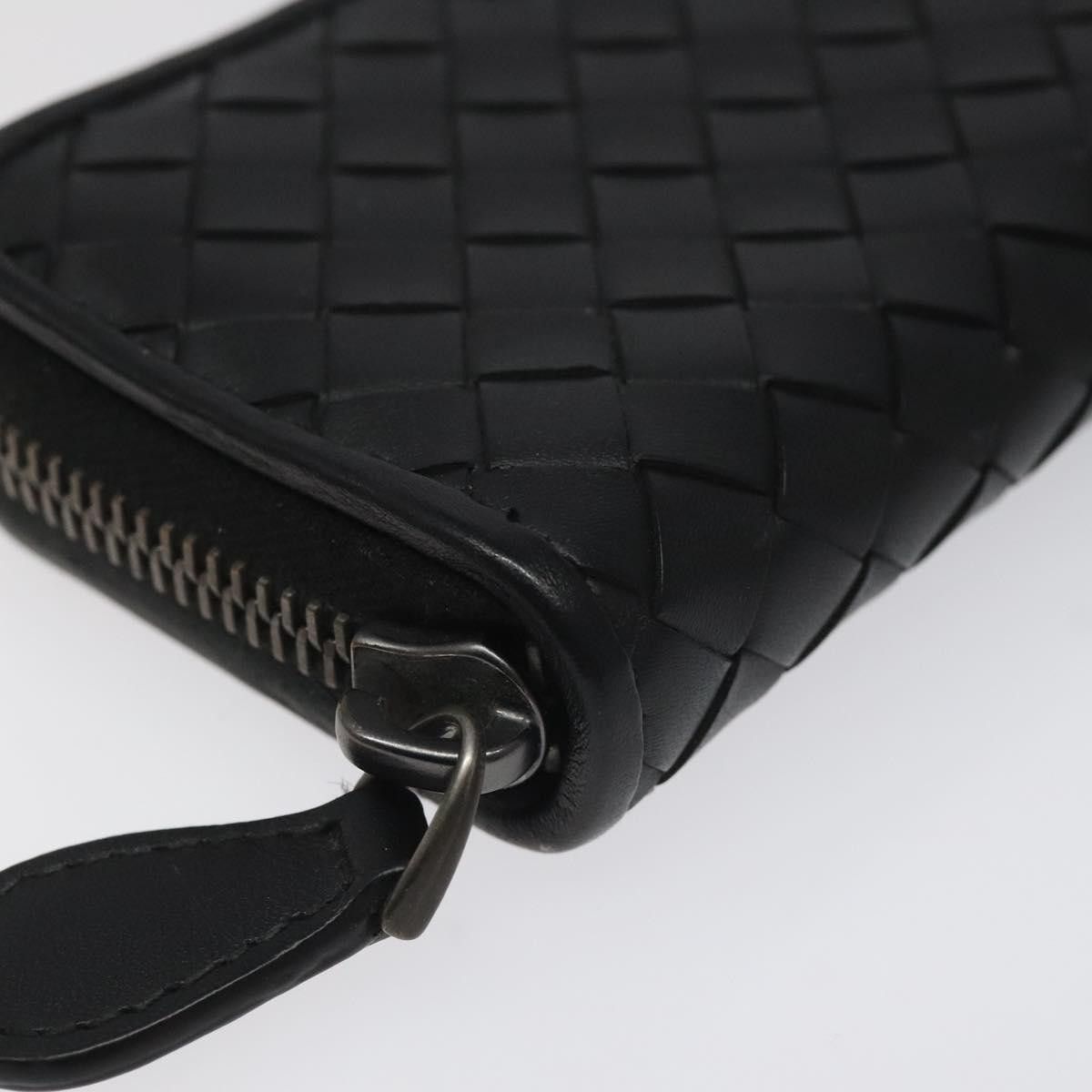 Bottega Veneta Intrecciato Black Leather Wallet (Pre-Owned) Size ONE SIZE - 8 Thumbnail