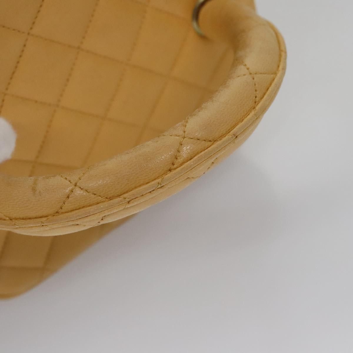 Chanel Vanity Yellow Leather Clutch Bag (Pre-Owned) Size ONE SIZE - 11 Thumbnail