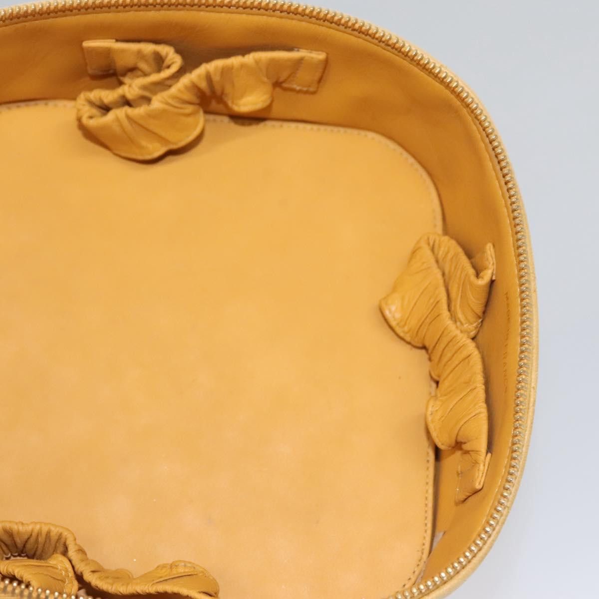 Chanel Vanity Yellow Leather Clutch Bag (Pre-Owned) Size ONE SIZE - 15 Thumbnail