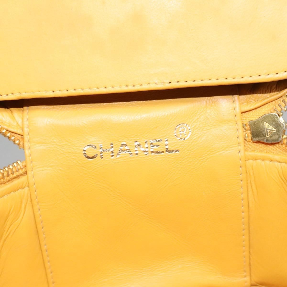 Chanel Vanity Yellow Leather Clutch Bag (Pre-Owned) Size ONE SIZE - 17 Thumbnail