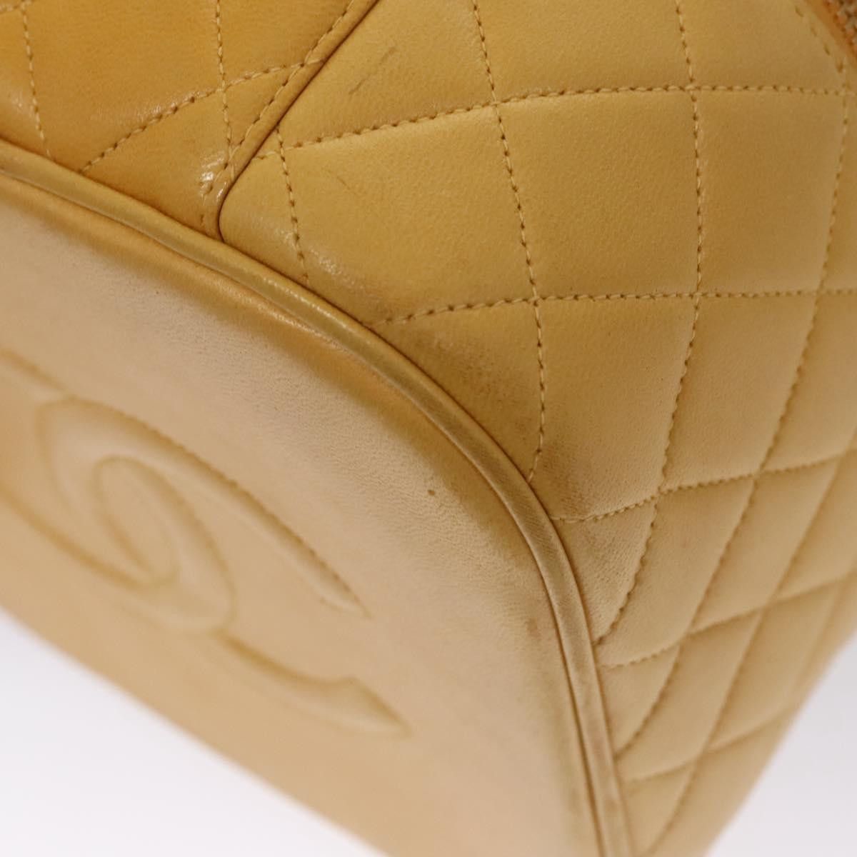 Chanel Vanity Yellow Leather Clutch Bag (Pre-Owned) Size ONE SIZE - 9 Thumbnail
