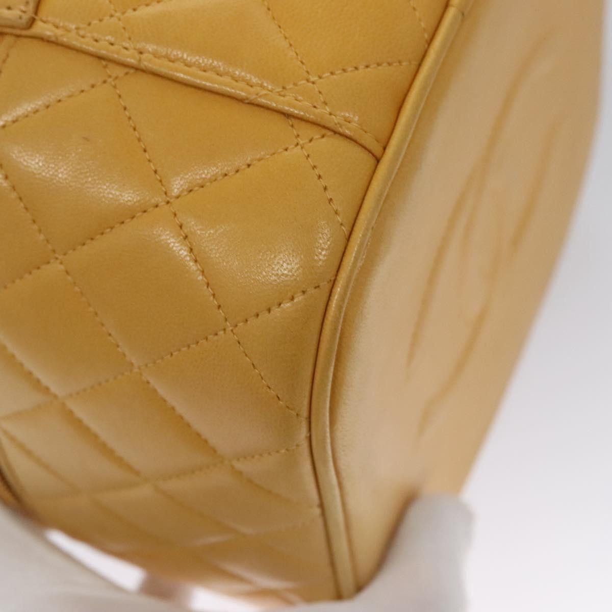 Chanel Vanity Yellow Leather Clutch Bag (Pre-Owned) Size ONE SIZE - 8 Thumbnail