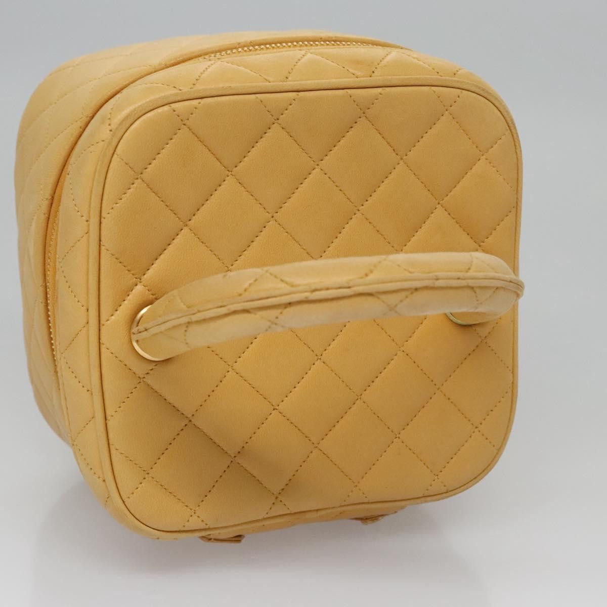 Chanel Vanity Yellow Leather Clutch Bag (Pre-Owned) Size ONE SIZE - 5 Thumbnail
