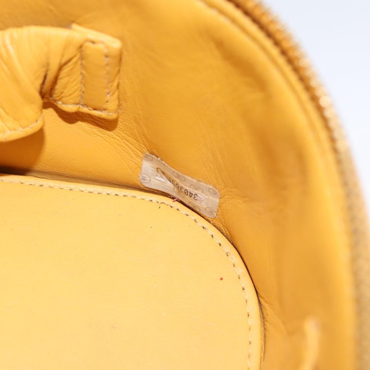 Chanel Vanity Yellow Leather Clutch Bag (Pre-Owned) Size ONE SIZE - 16 Thumbnail