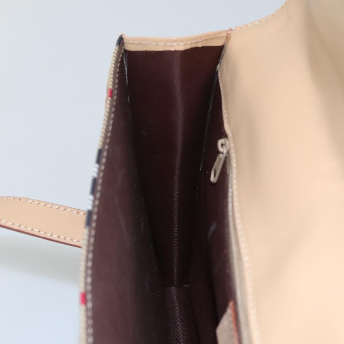 Burberry Nova Check Beige Synthetic Tote Bag (Pre-Owned) Size ONE SIZE - 20 Thumbnail