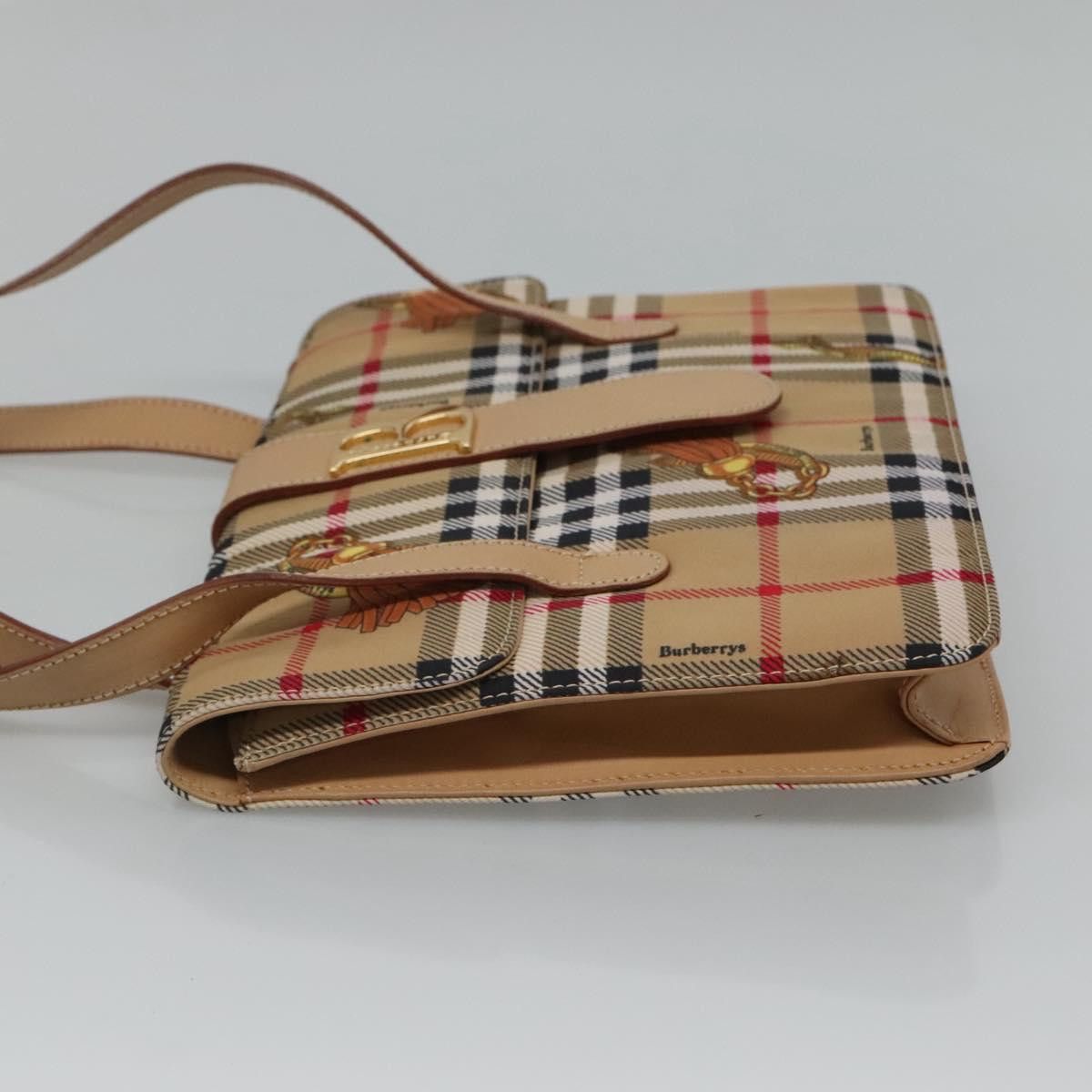 Burberry Nova Check Beige Synthetic Tote Bag (Pre-Owned) Size ONE SIZE - 3 Thumbnail