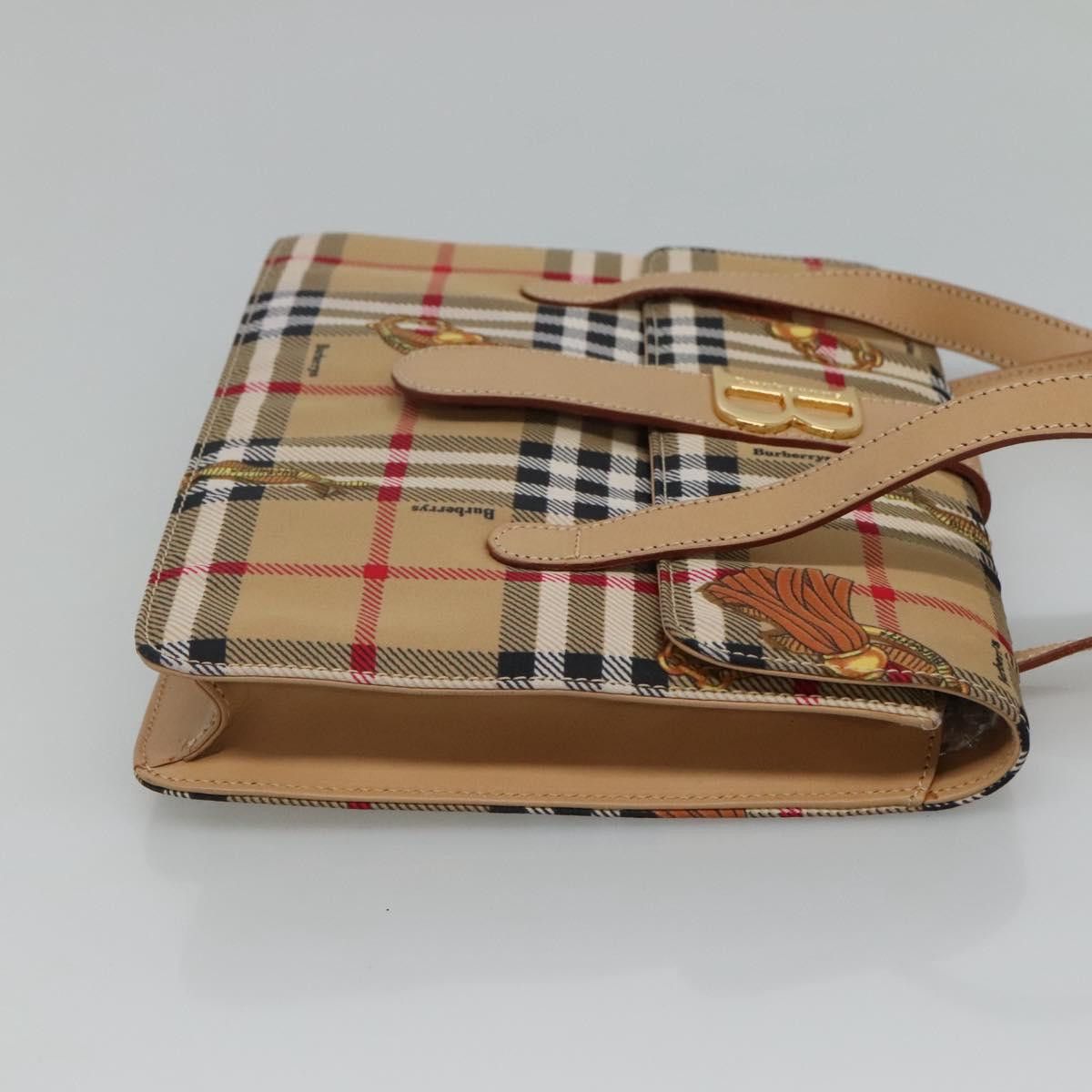 Burberry Nova Check Beige Synthetic Tote Bag (Pre-Owned) Size ONE SIZE - 4 Thumbnail