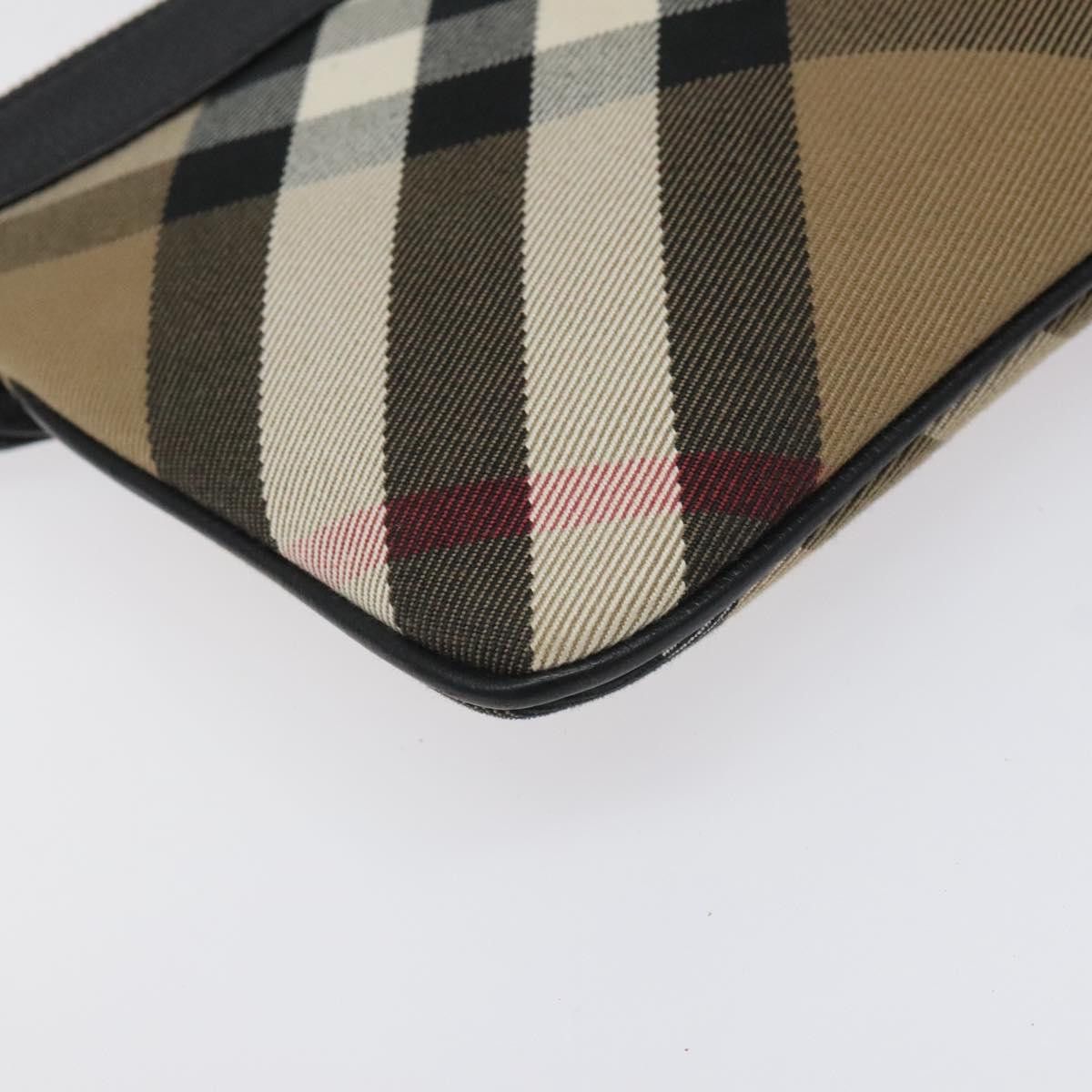 Burberry Nova Check Beige Canvas Shoulder Bag (Pre-Owned) Size ONE SIZE - 10 Thumbnail