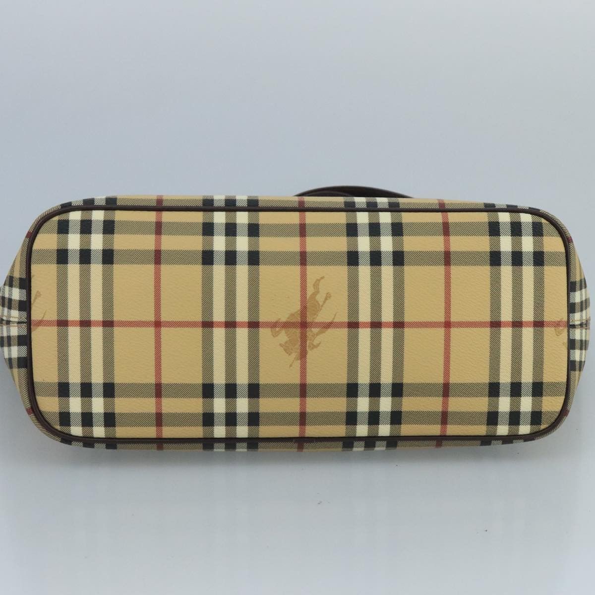 Burberry Nova Check Beige Canvas Tote Bag (Pre-Owned) Size ONE SIZE - 6 Thumbnail