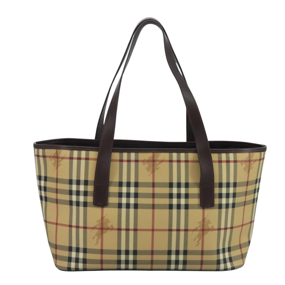 Burberry Nova Check Beige Canvas Tote Bag (Pre-Owned) Size ONE SIZE - 2 Thumbnail