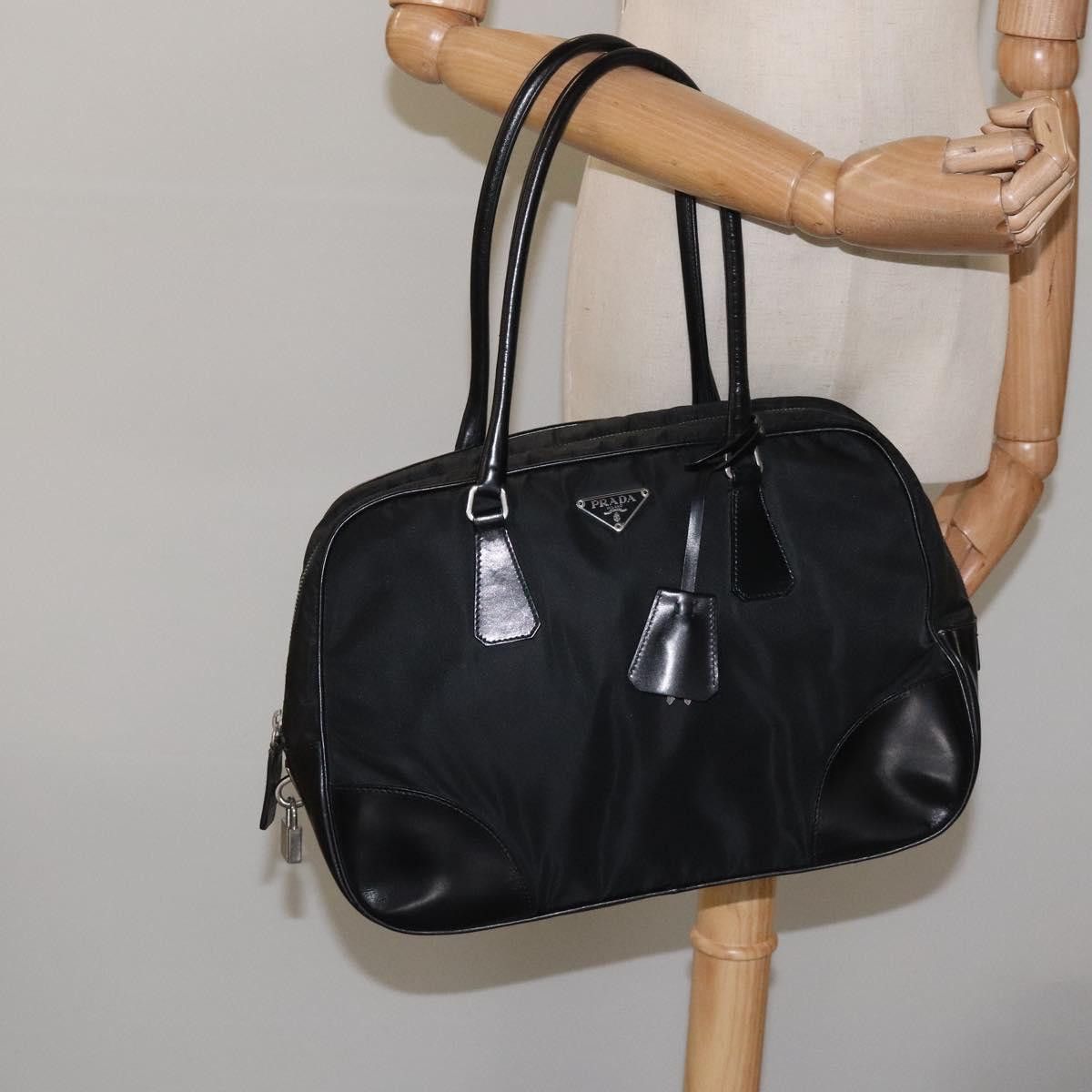 Prada Black Synthetic Shoulder Bag (Pre-Owned) Size ONE SIZE - 15 Thumbnail