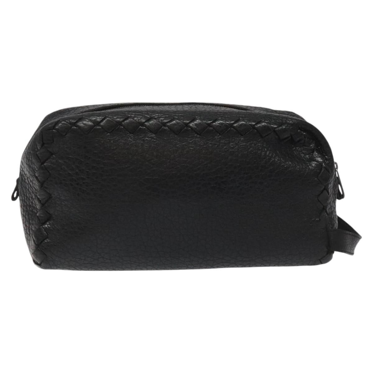 Bottega Veneta Intrecciato Black Leather Clutch Bag (Pre-Owned) Size ONE SIZE - 2 Thumbnail