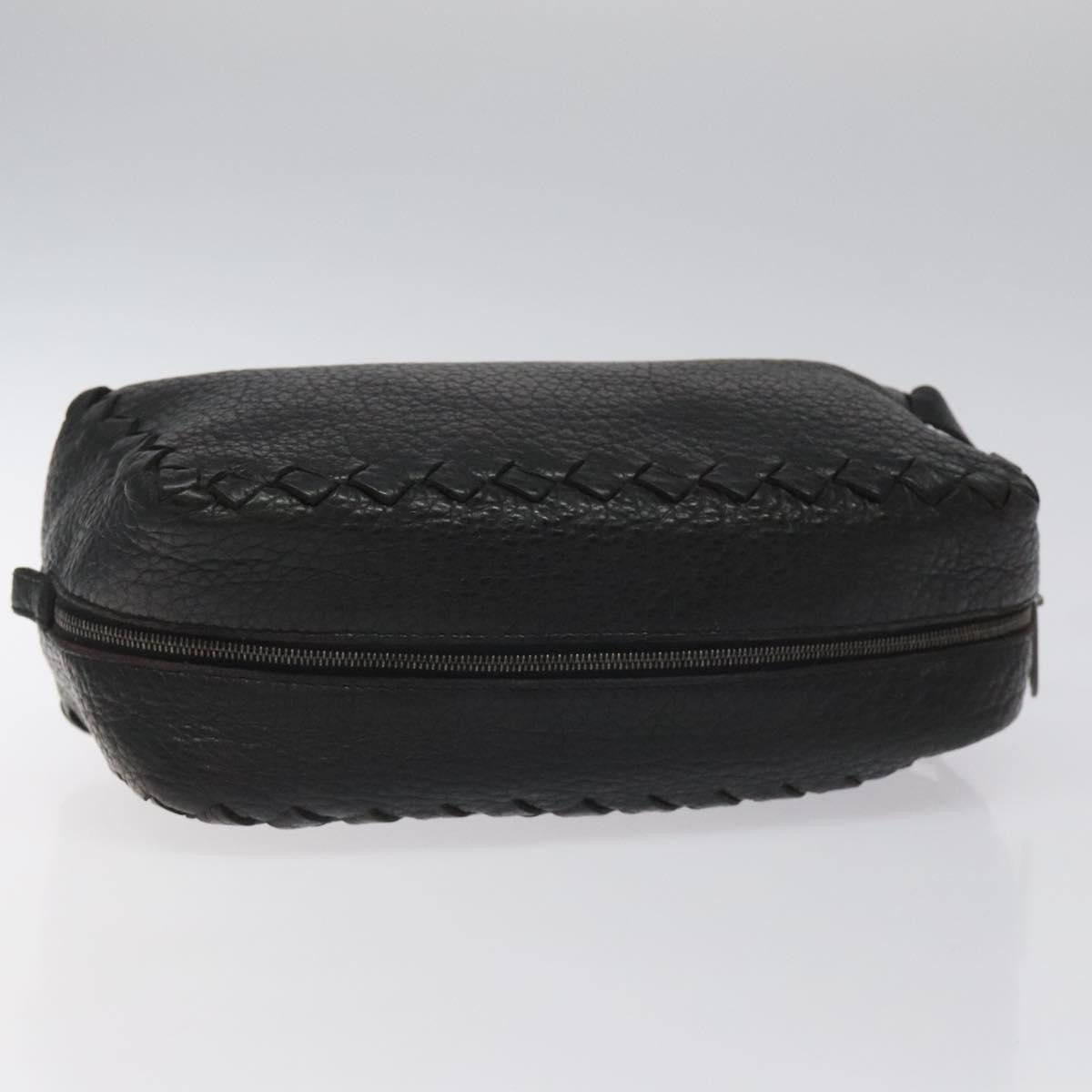 Bottega Veneta Intrecciato Black Leather Clutch Bag (Pre-Owned) Size ONE SIZE - 5 Thumbnail