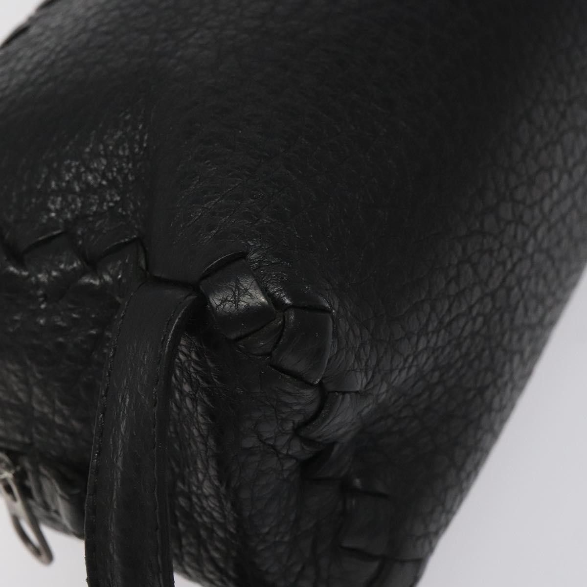 Bottega Veneta Intrecciato Black Leather Clutch Bag (Pre-Owned) Size ONE SIZE - 7 Thumbnail