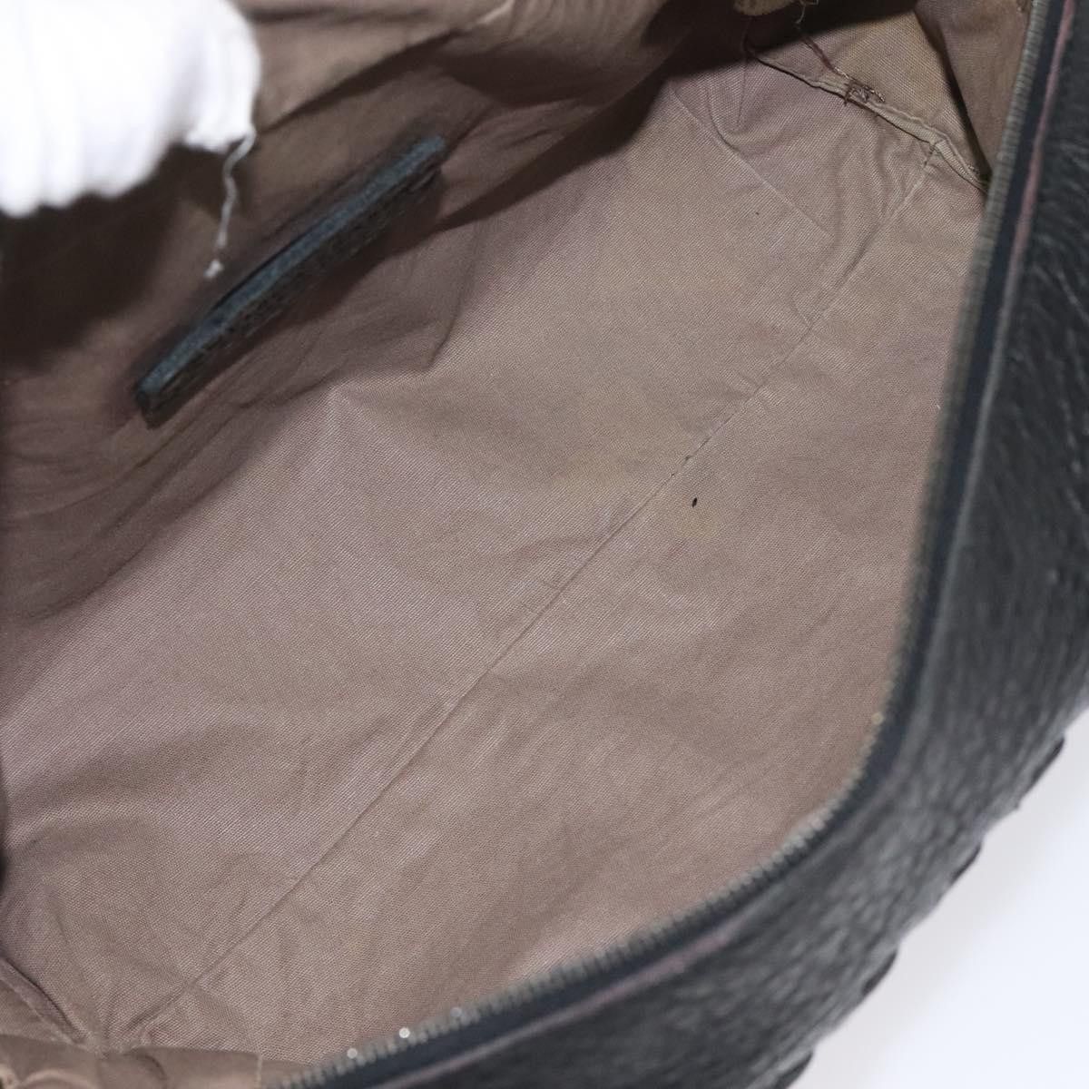 Bottega Veneta Intrecciato Black Leather Clutch Bag (Pre-Owned) Size ONE SIZE - 13 Thumbnail