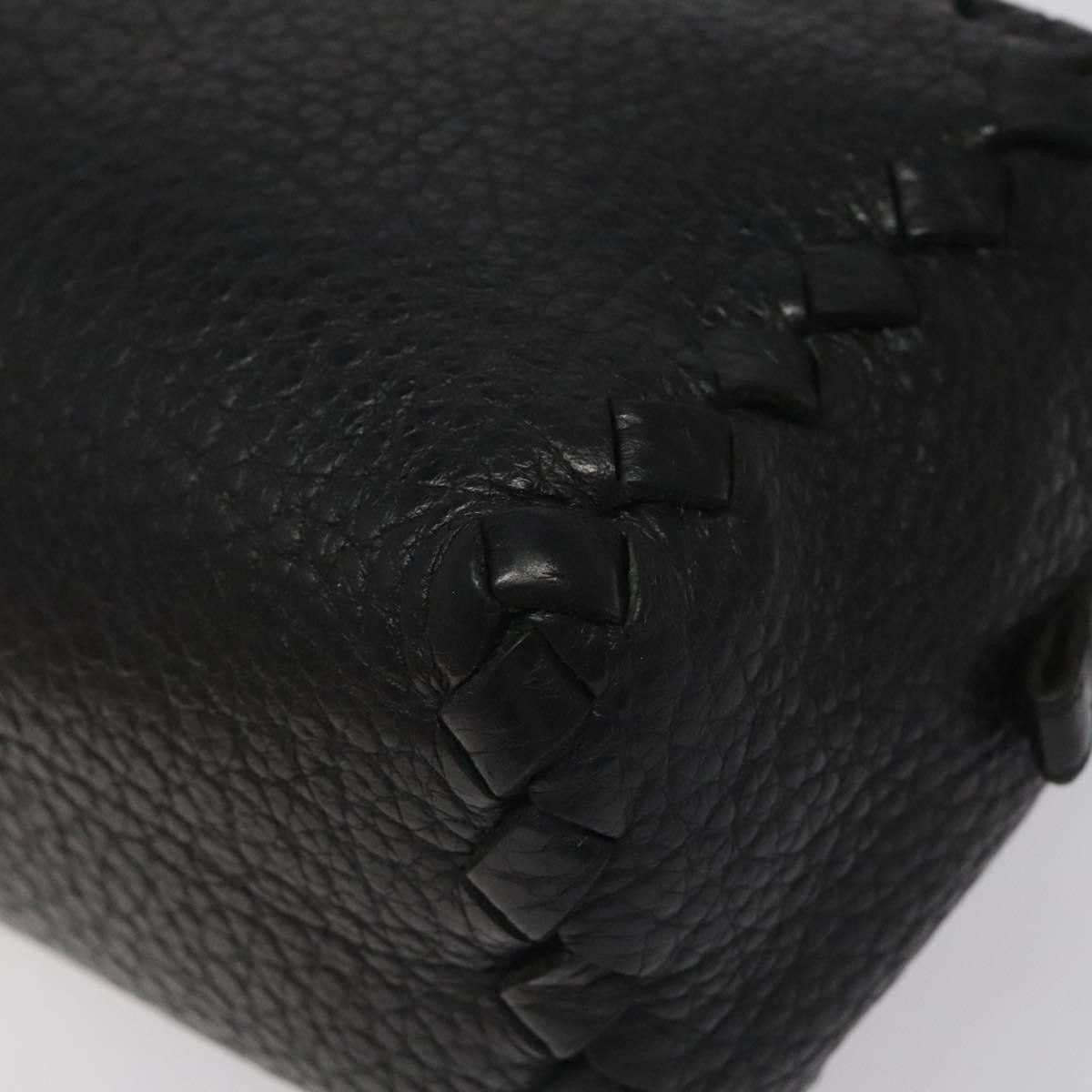 Bottega Veneta Intrecciato Black Leather Clutch Bag (Pre-Owned) Size ONE SIZE - 6 Thumbnail