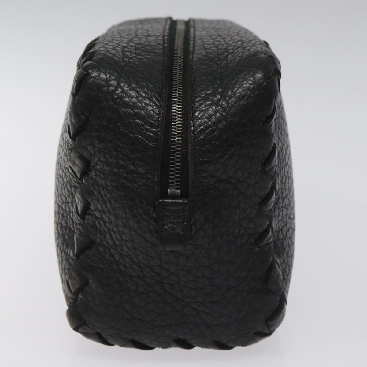 Bottega Veneta Intrecciato Black Leather Clutch Bag (Pre-Owned) Size ONE SIZE - 3 Thumbnail