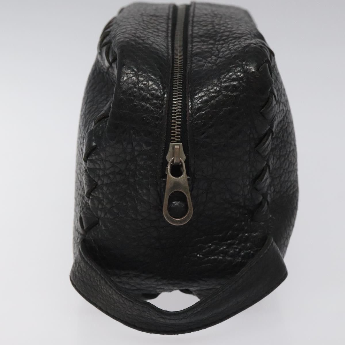 Bottega Veneta Intrecciato Black Leather Clutch Bag (Pre-Owned) Size ONE SIZE - 4 Thumbnail