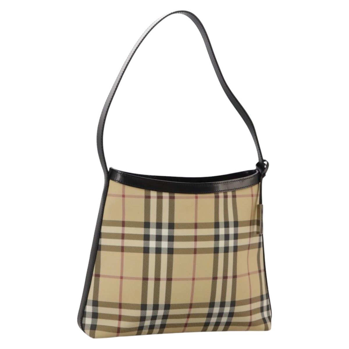 Burberry Nova Check Beige Canvas Shoulder Bag (Pre-Owned) Size ONE SIZE - 15 Thumbnail