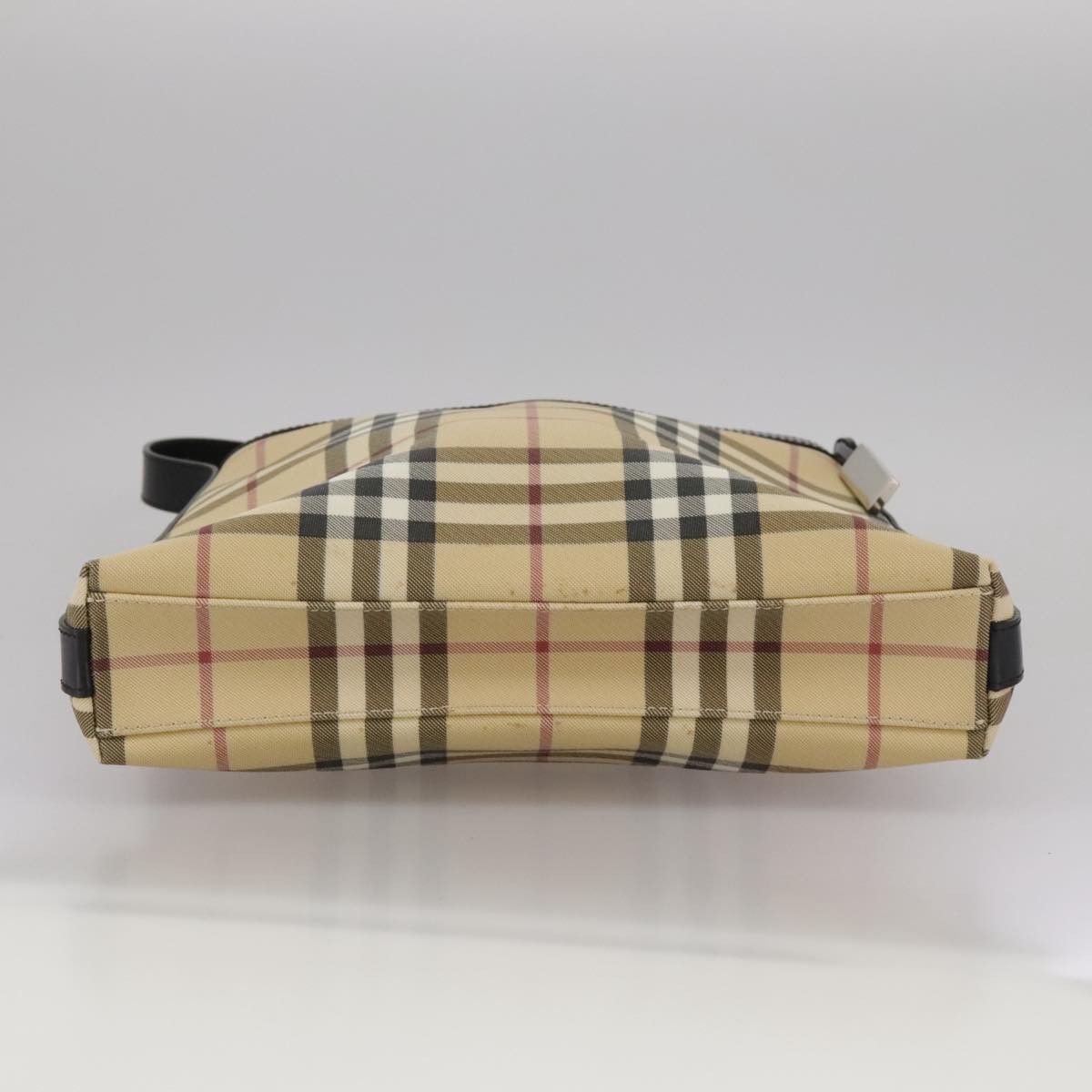 Burberry Nova Check Beige Canvas Shoulder Bag (Pre-Owned) Size ONE SIZE - 6 Thumbnail