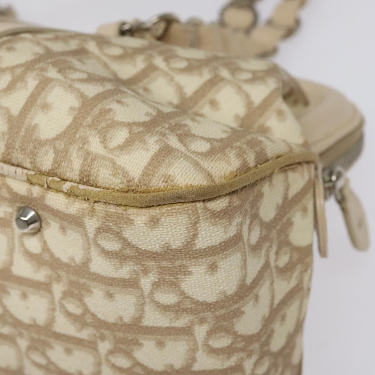 Dior Trotter Beige Canvas Handbag (Pre-Owned) Size ONE SIZE - 12 Thumbnail