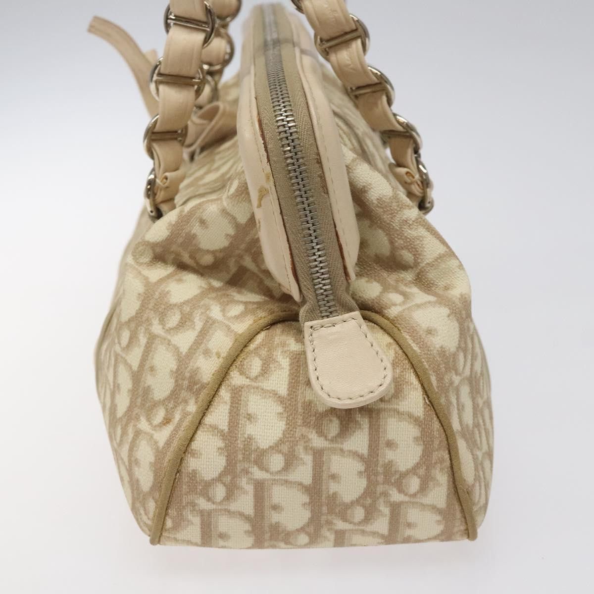 Dior Trotter Beige Canvas Handbag (Pre-Owned) Size ONE SIZE - 5 Thumbnail