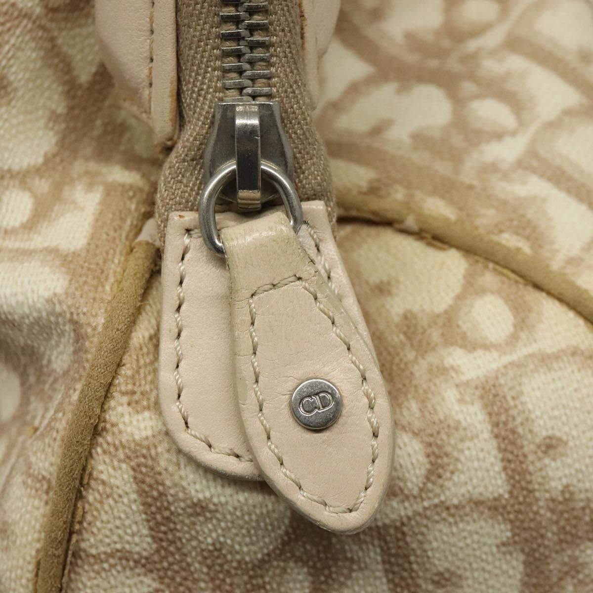 Dior Trotter Beige Canvas Handbag (Pre-Owned) Size ONE SIZE - 15 Thumbnail
