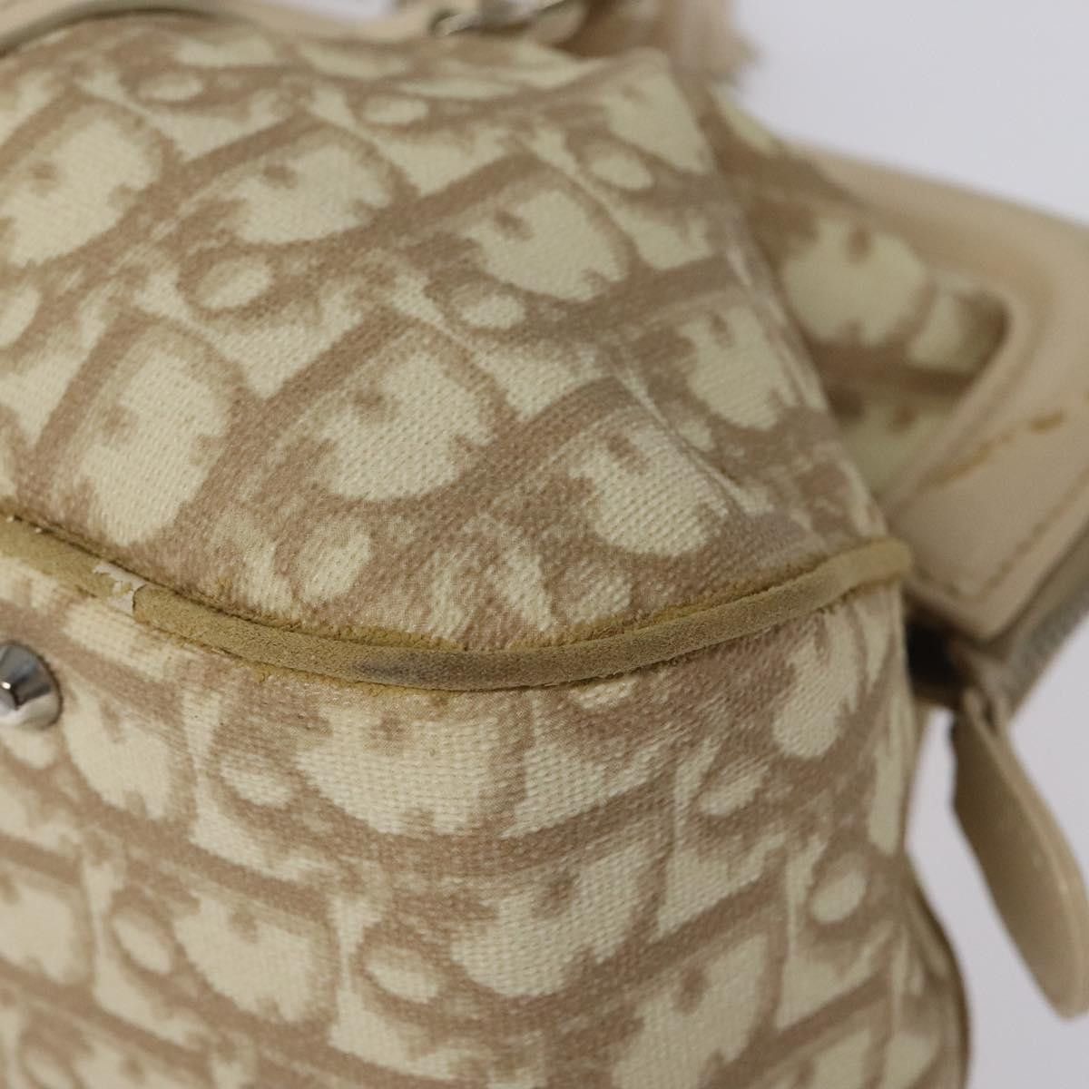Dior Trotter Beige Canvas Handbag (Pre-Owned) Size ONE SIZE - 10 Thumbnail