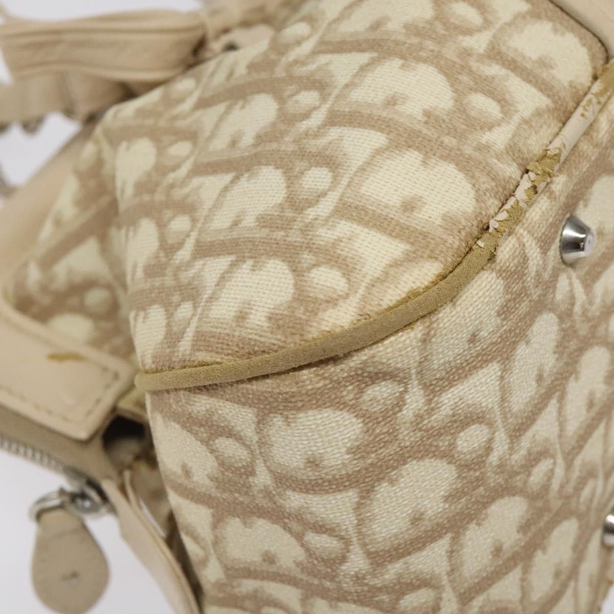 Dior Trotter Beige Canvas Handbag (Pre-Owned) Size ONE SIZE - 11 Thumbnail