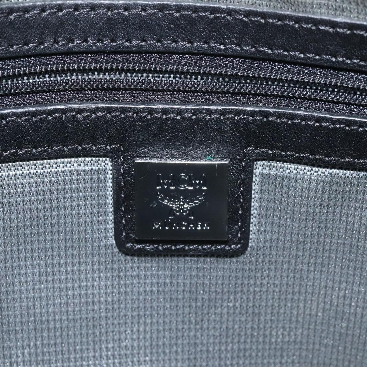 MCM Visetos Stark Silver Leather Clutch Bag (Pre-Owned) Size ONE SIZE - 19 Thumbnail