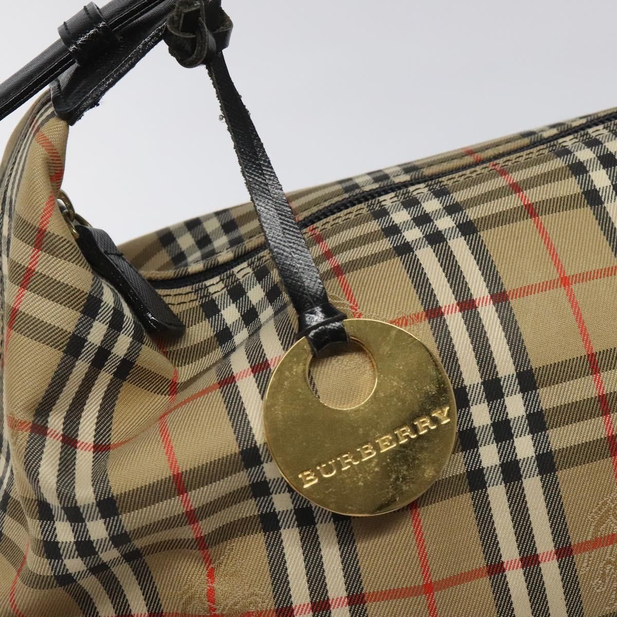 Burberry Nova Check Beige Leather Shoulder Bag (Pre-Owned) Size ONE SIZE - 13 Thumbnail