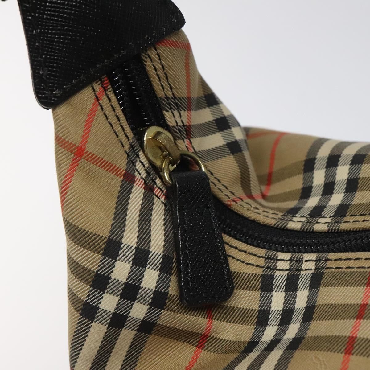 Burberry Nova Check Beige Leather Shoulder Bag (Pre-Owned) Size ONE SIZE - 12 Thumbnail