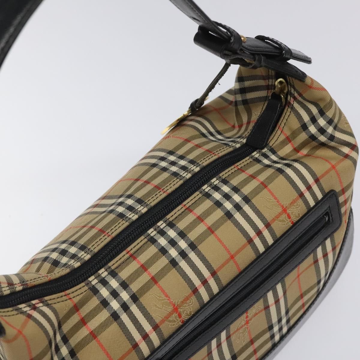 Burberry Nova Check Beige Leather Shoulder Bag (Pre-Owned) Size ONE SIZE - 16 Thumbnail