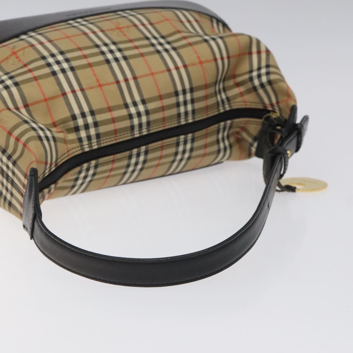 Burberry Nova Check Beige Leather Shoulder Bag (Pre-Owned) Size ONE SIZE - 5 Thumbnail