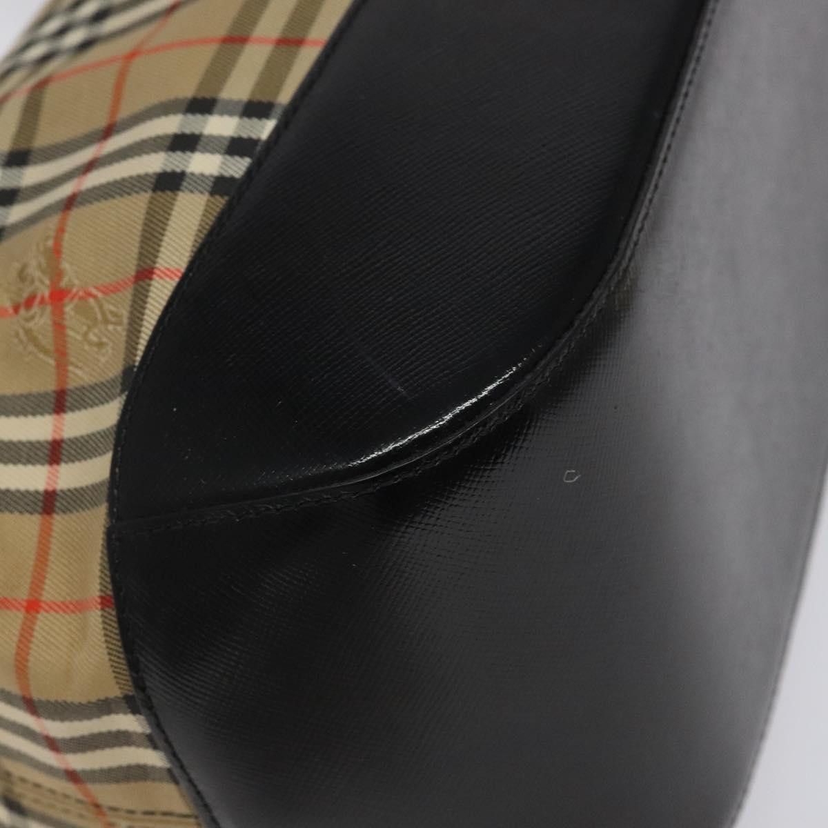 Burberry Nova Check Beige Leather Shoulder Bag (Pre-Owned) Size ONE SIZE - 8 Thumbnail