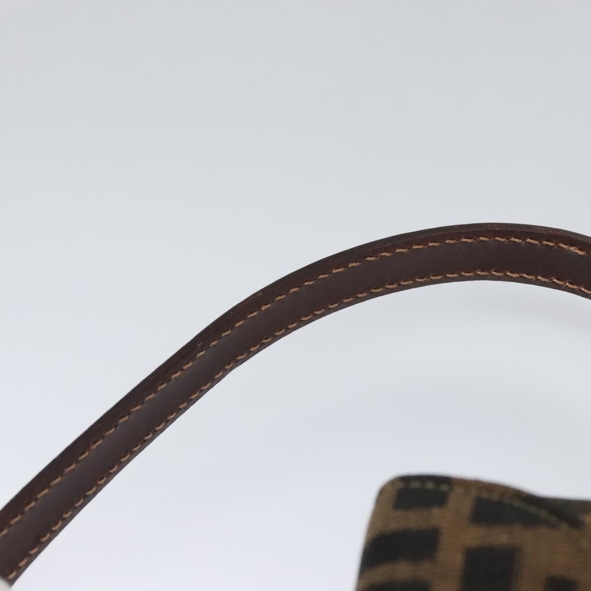 Fendi Zucchino Brown Canvas Handbag (Pre-Owned) Size ONE SIZE - 5 Thumbnail