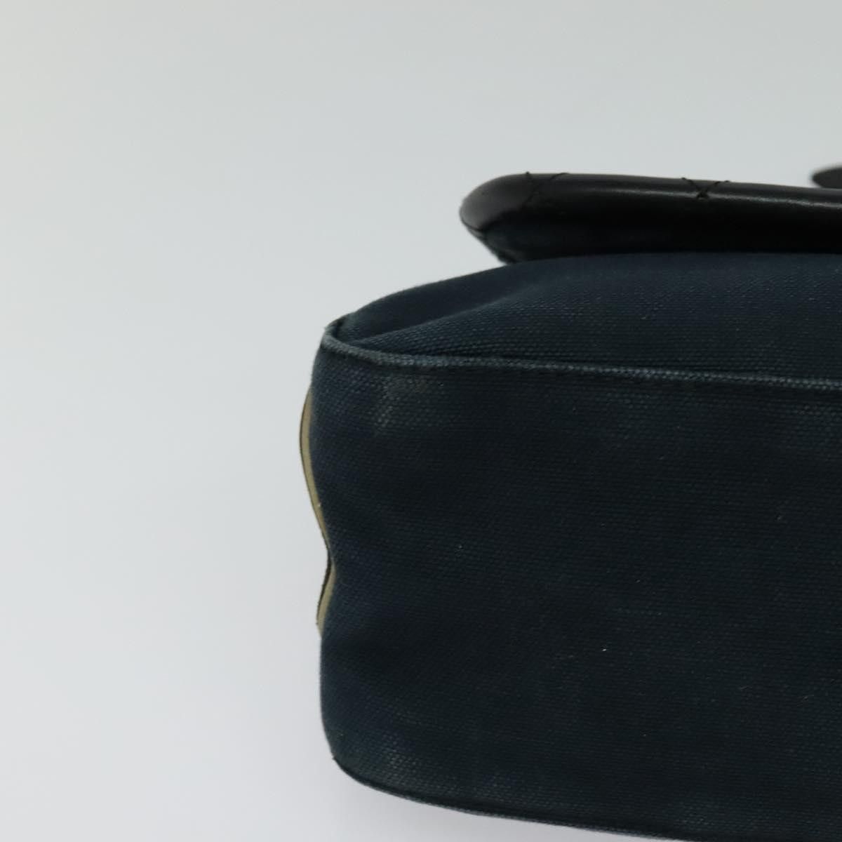 Chanel Navy Canvas Shoulder Bag (Pre-Owned) Size ONE SIZE - 7 Thumbnail