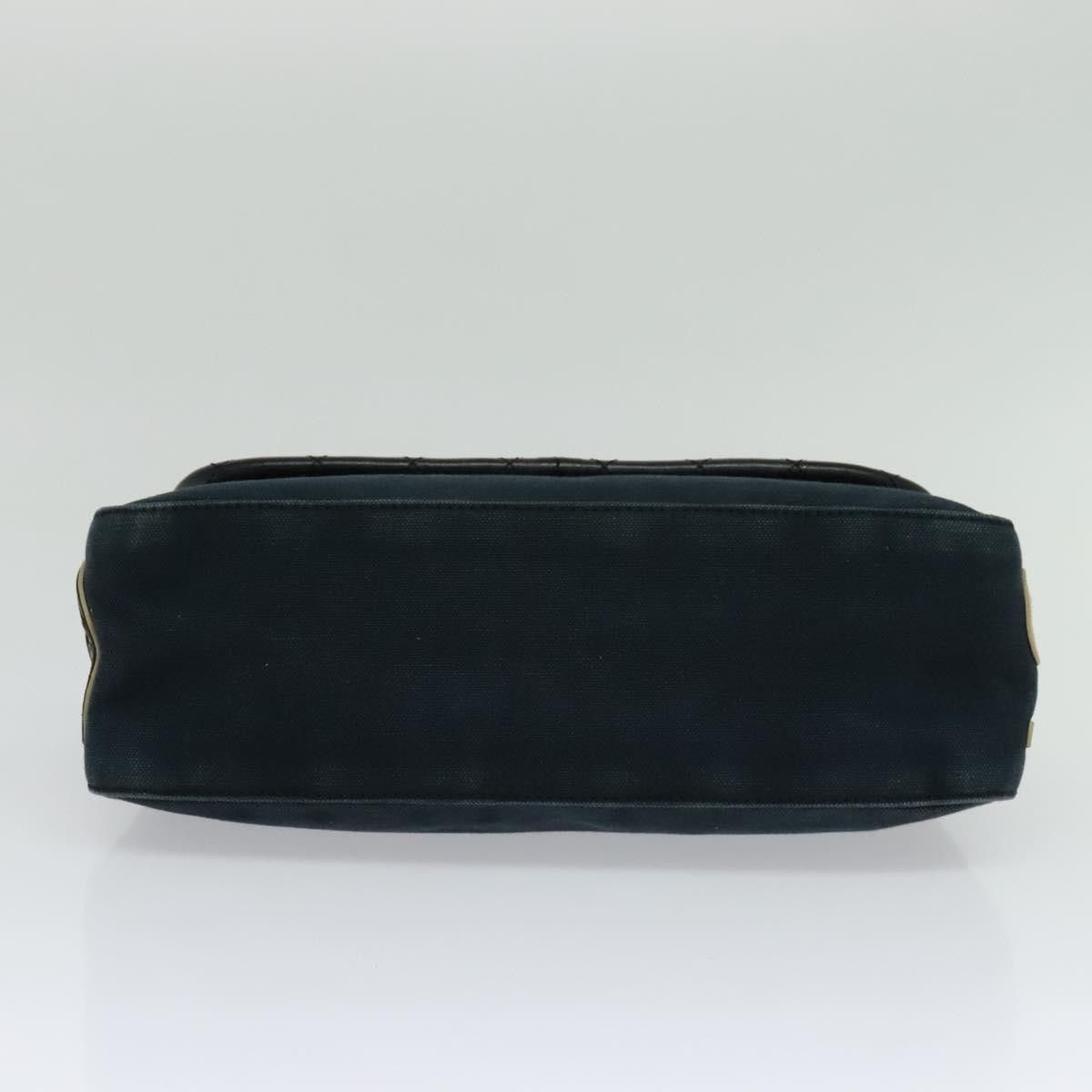 Chanel Navy Canvas Shoulder Bag (Pre-Owned) Size ONE SIZE - 6 Thumbnail