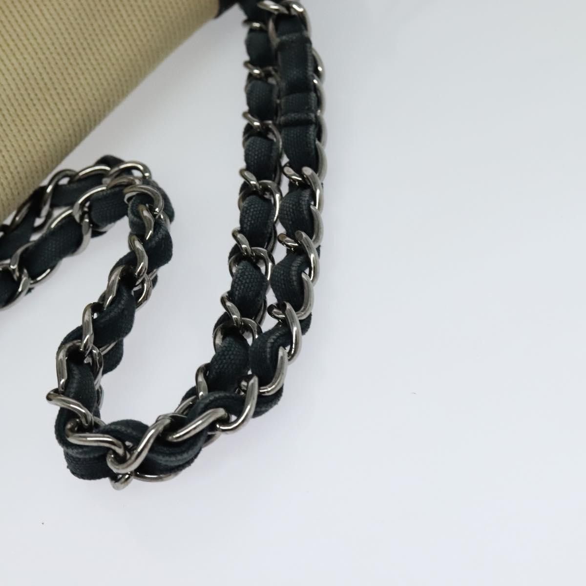 Chanel Navy Canvas Shoulder Bag (Pre-Owned) Size ONE SIZE - 5 Thumbnail