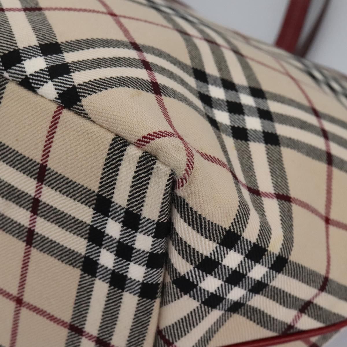 Burberry Nova Check Beige Canvas Tote Bag (Pre-Owned) Size ONE SIZE - 15 Thumbnail