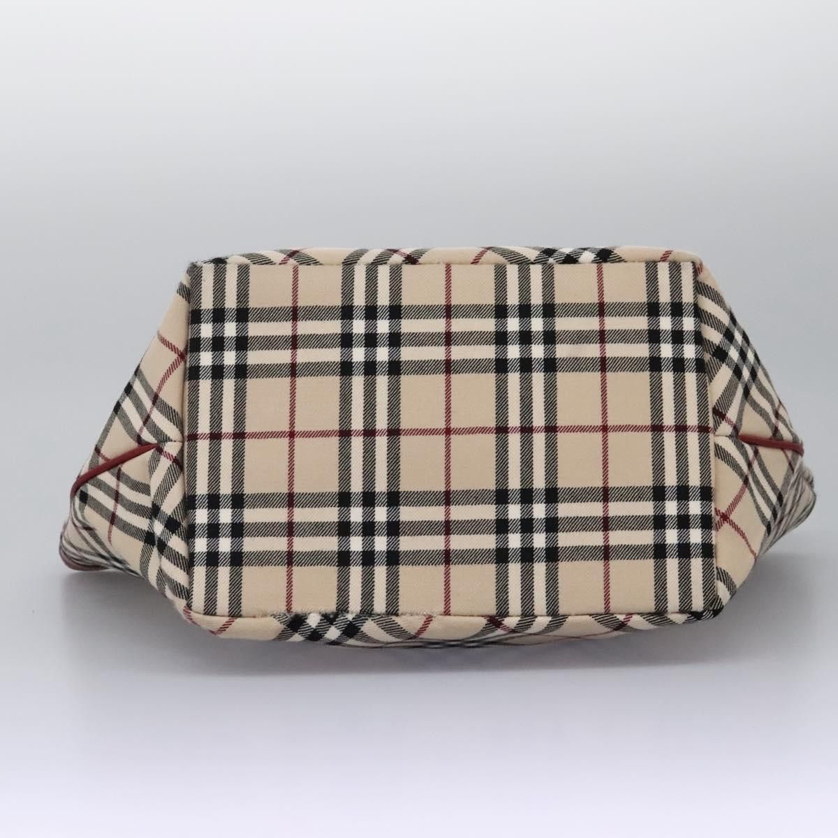Burberry Nova Check Beige Canvas Tote Bag (Pre-Owned) Size ONE SIZE - 6 Thumbnail