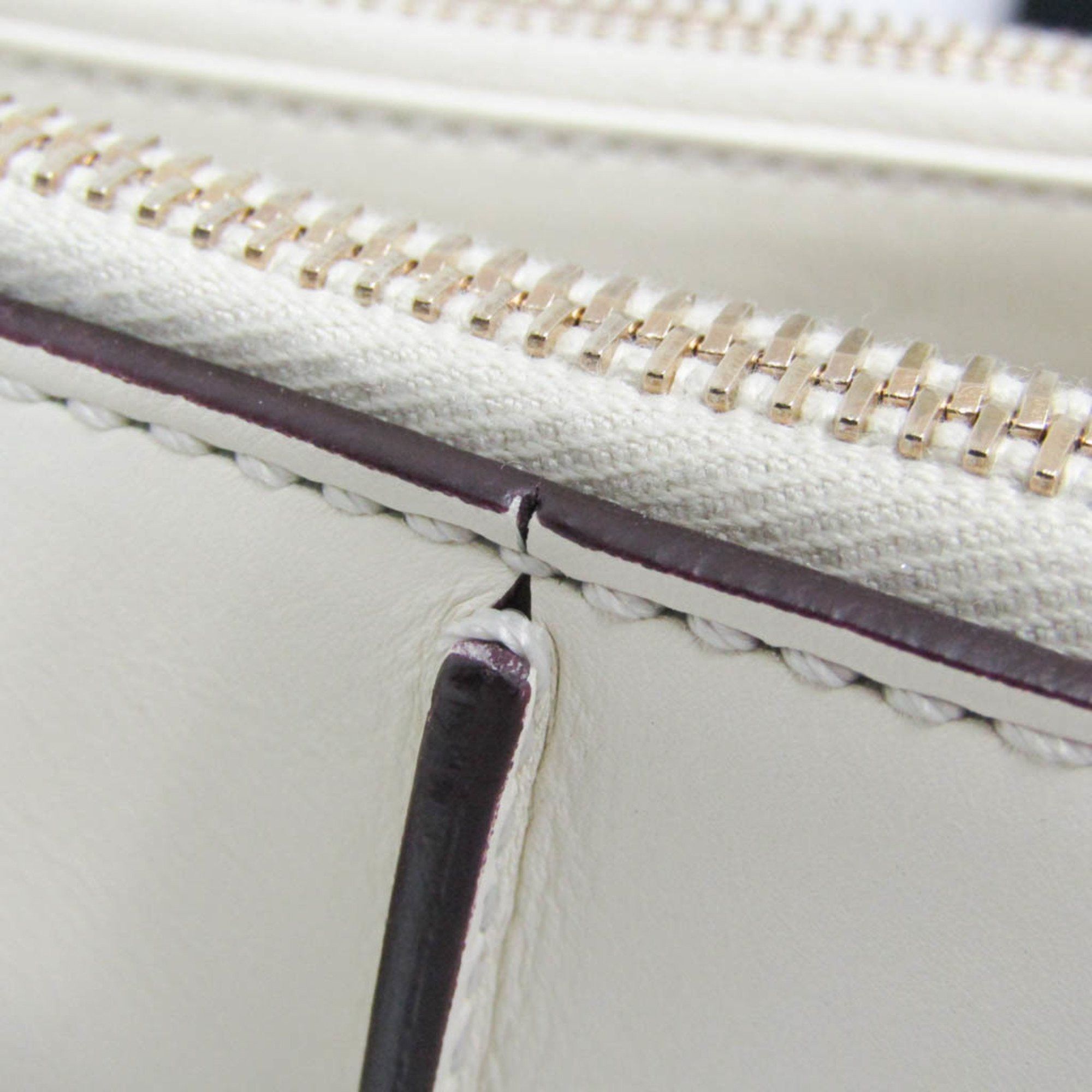 Tod's D-Cube White Leather Tote Bag (Pre-Owned) Size ONE SIZE - 12 Thumbnail
