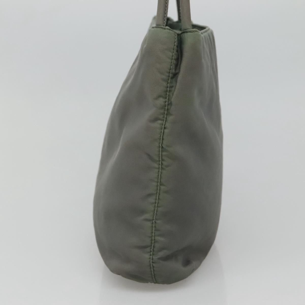Prada Tessuto Grey Synthetic Shoulder Bag (Pre-Owned) Size ONE SIZE - 4 Thumbnail