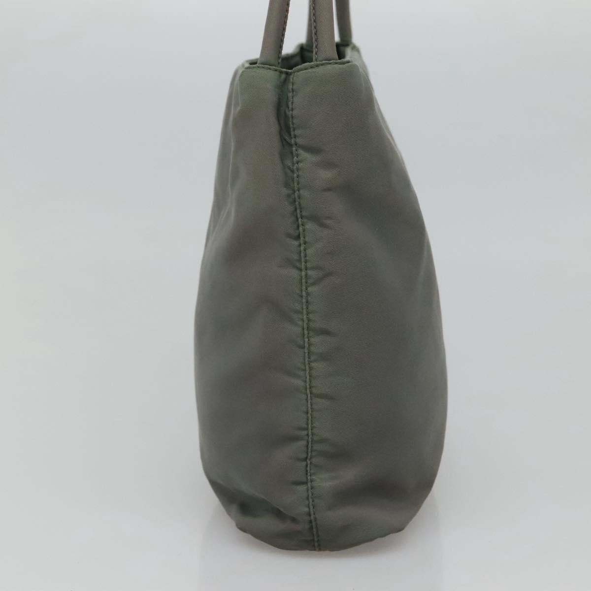 Prada Tessuto Grey Synthetic Shoulder Bag (Pre-Owned) Size ONE SIZE - 3 Thumbnail