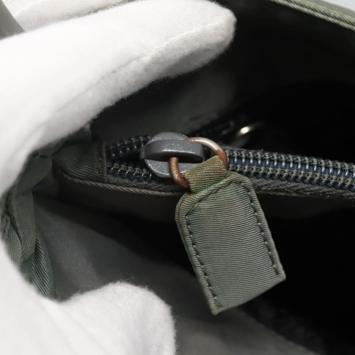 Prada Tessuto Grey Synthetic Shoulder Bag (Pre-Owned) Size ONE SIZE - 12 Thumbnail