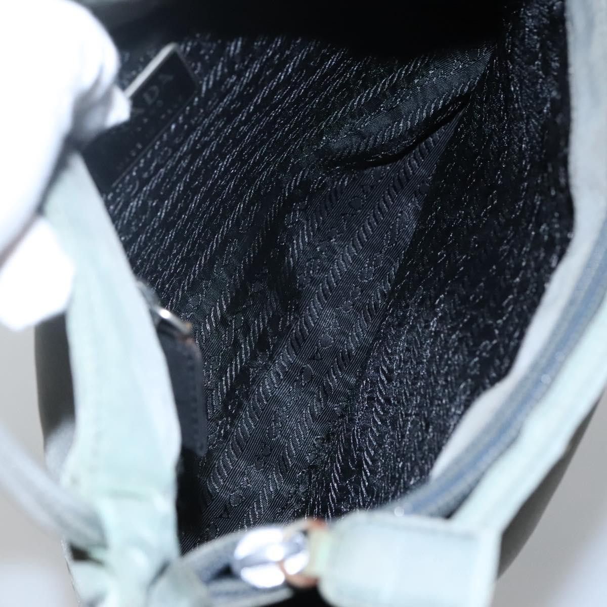 Prada Tessuto Grey Synthetic Shoulder Bag (Pre-Owned) Size ONE SIZE - 13 Thumbnail