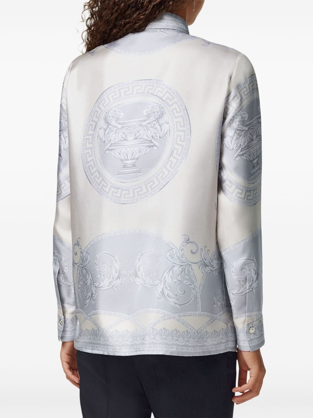 Versace `Coupe Des Dieux Barocco Foulard` Formal Shirt Size M / US 6-8 / IT 42-44 - 4 Thumbnail