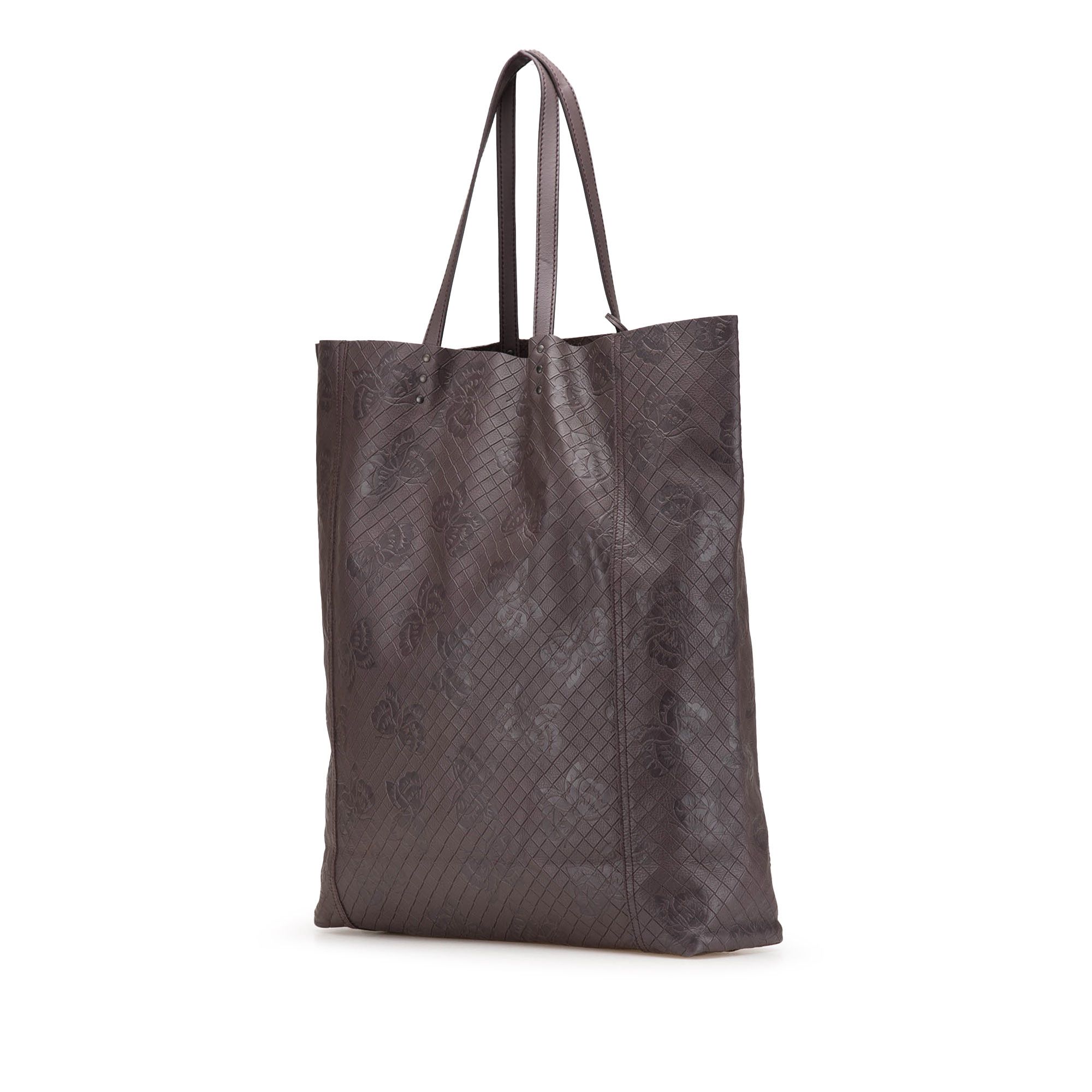 Bottega Veneta Bottega Veneta Leather Intrecciomirage Butterfly Tote Size ONE SIZE - 2 Thumbnail