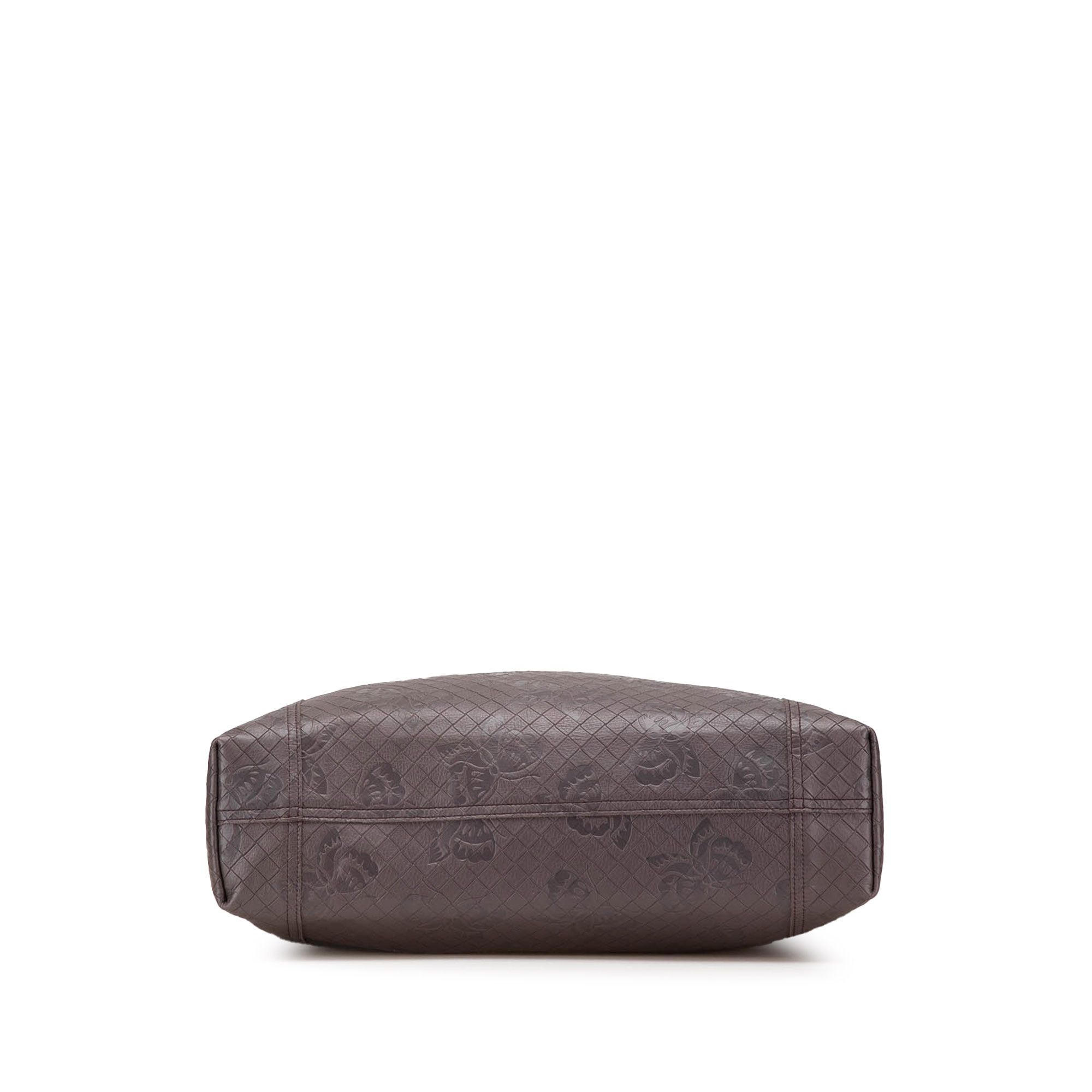Bottega Veneta Bottega Veneta Leather Intrecciomirage Butterfly Tote Size ONE SIZE - 3 Thumbnail